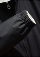 Black Technical Windbreaker Jacket