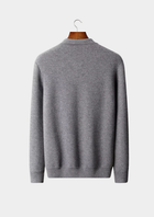 Pure Extra-Fine Merino Wool Polo Zip Cardigan