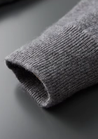 Pure Extra-Fine Merino Wool Polo Zip Cardigan