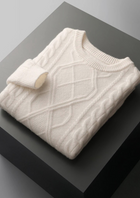 Pure Extra-Fine Merino Wool Wintertime Crewneck