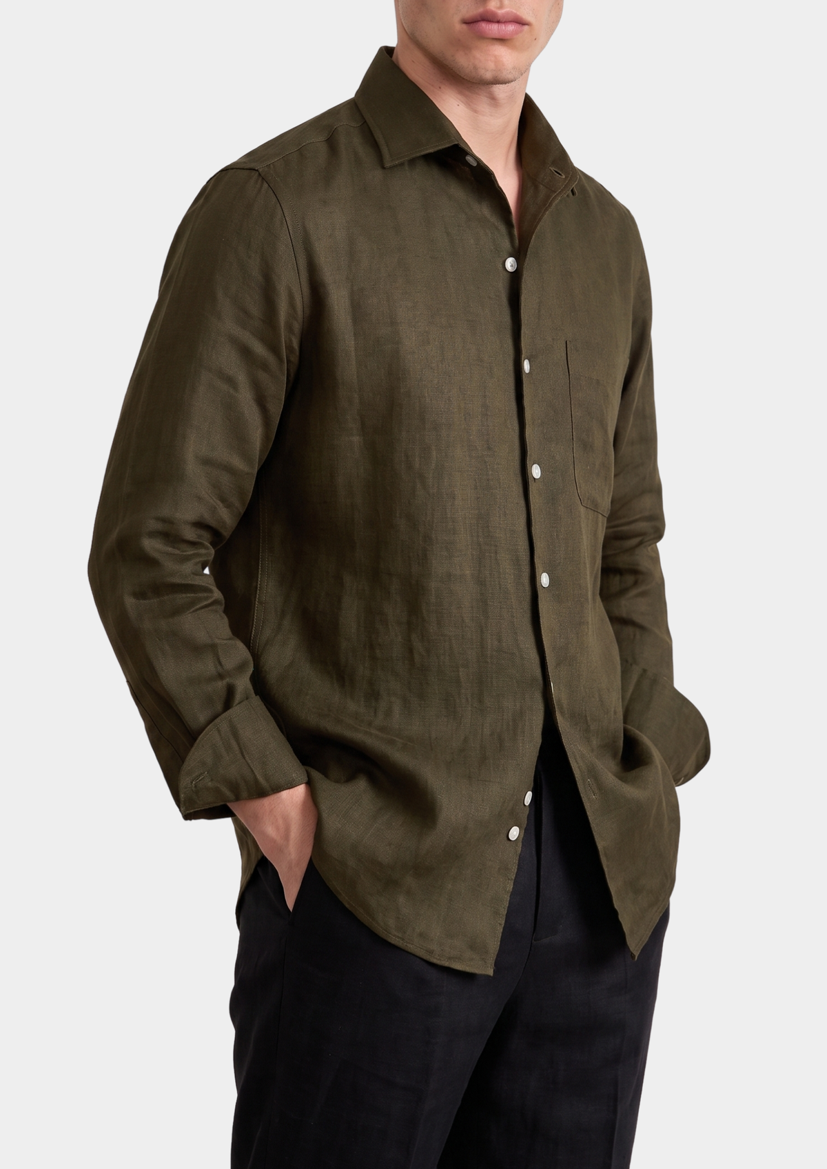 Amalfi Coastal Shirt - Olive
