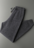 Premium Cashmere Dark Gray Alain Leisure Set