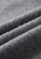 Pure Extra-Fine Merino Wool Two-Tone Zip Cardigan