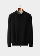 Pure Cashmere Dual Zip Cardigan