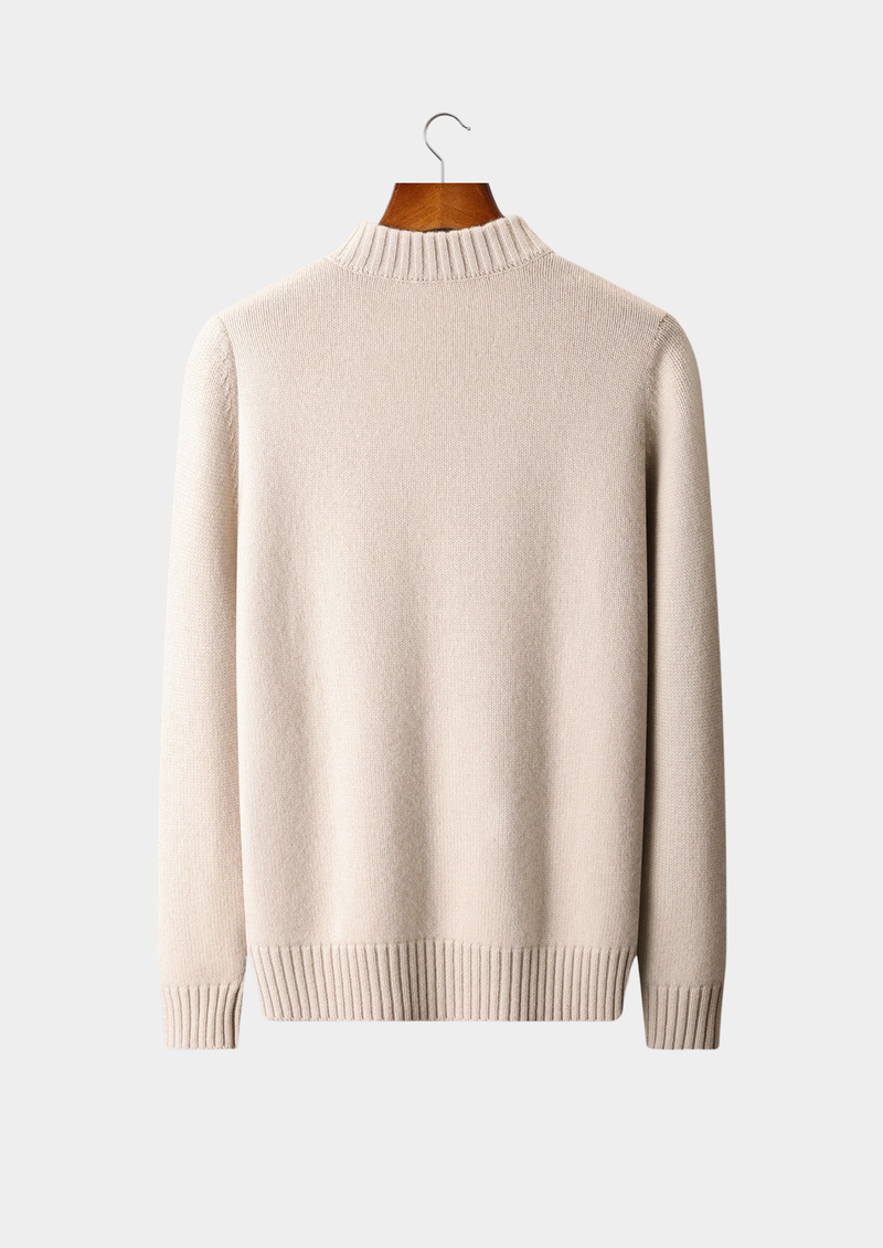 Pure Cashmere Off Half Zip Sweater