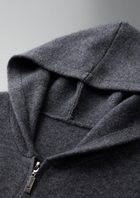 Premium Cashmere Zipper Hoodie