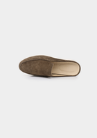 Olive Marina Suede Slipper