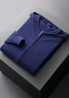 Premium Cashmere Navy Blue Kilian Leisure Set