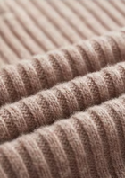 Pure Extra-Fine Merino Wool Ribbed Henley Sweater