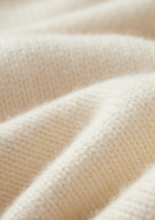 Pure Cashmere Ivory Essential Rollneck