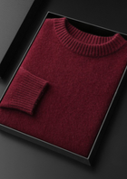 Pure Cashmere Burgundy Essential Crewneck
