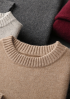 Pure Cashmere Dark Gray Essential Crewneck