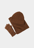 Pure Extra-Fine Merino Wool Wintertime Essentials - Coffee