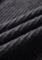 Pure Extra-Fine Merino Wool Funnel Neck Dual Zip Cardigan