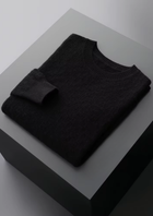 Premium Cashmere Textured Crewneck