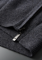 Premium Cashmere Zipper Hoodie