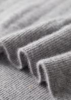 Pure Extra-Fine Merino Wool Textured Mockneck