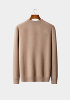 Pure Cashmere Beige Button Sweater