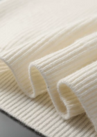 Premium Cashmere Ribbed V-Neck Sweater