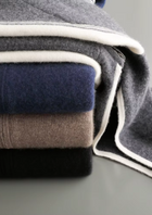 Pure Extra-Fine Merino Wool Dark Mocha Damien Set