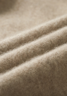 Premium Cashmere Zip Polo Cardigan