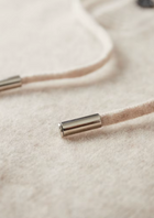 Pure Extra-Fine Merino Wool Button Hoodie
