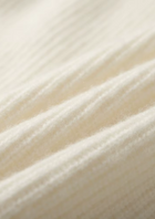Premium Cashmere Ribbed V-Neck Sweater