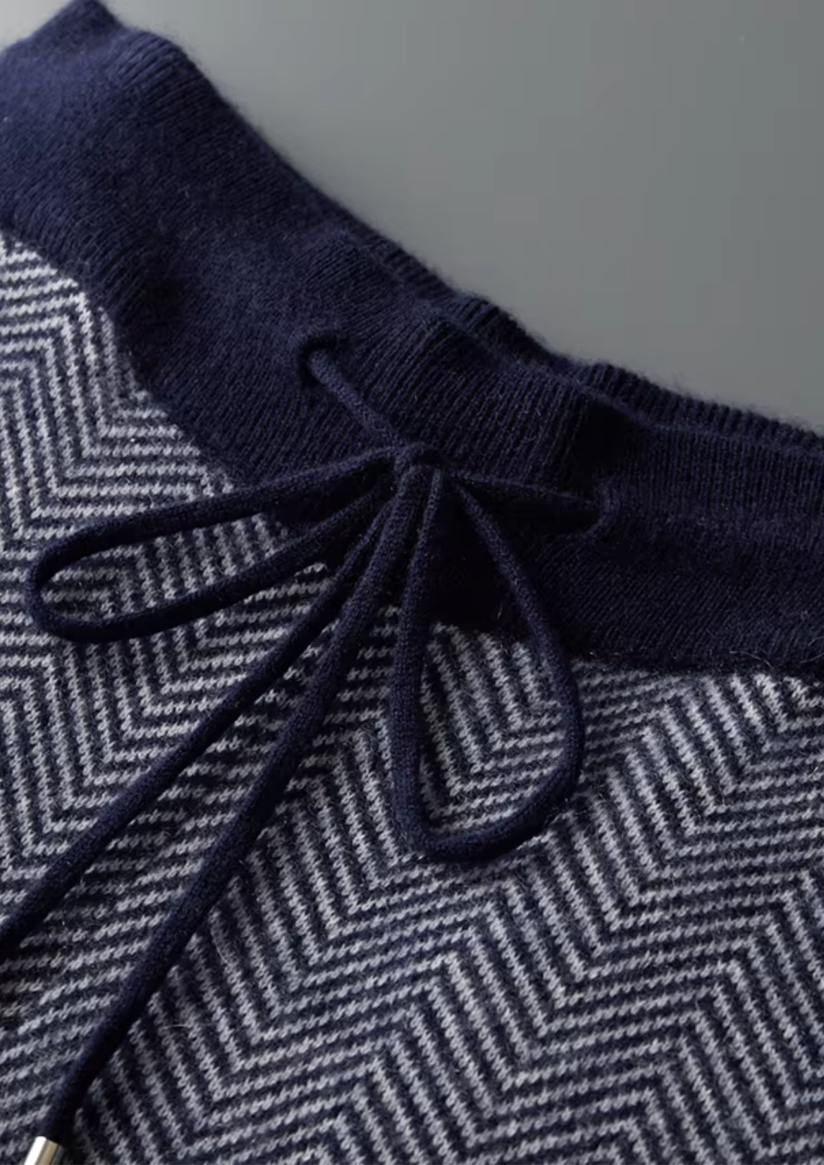 Pure Extra-Fine Merino Wool Herringbone Set