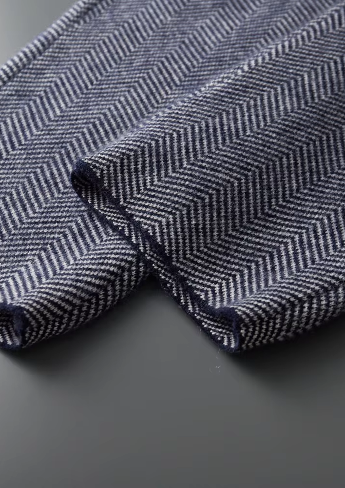 Pure Extra-Fine Merino Wool Herringbone Set