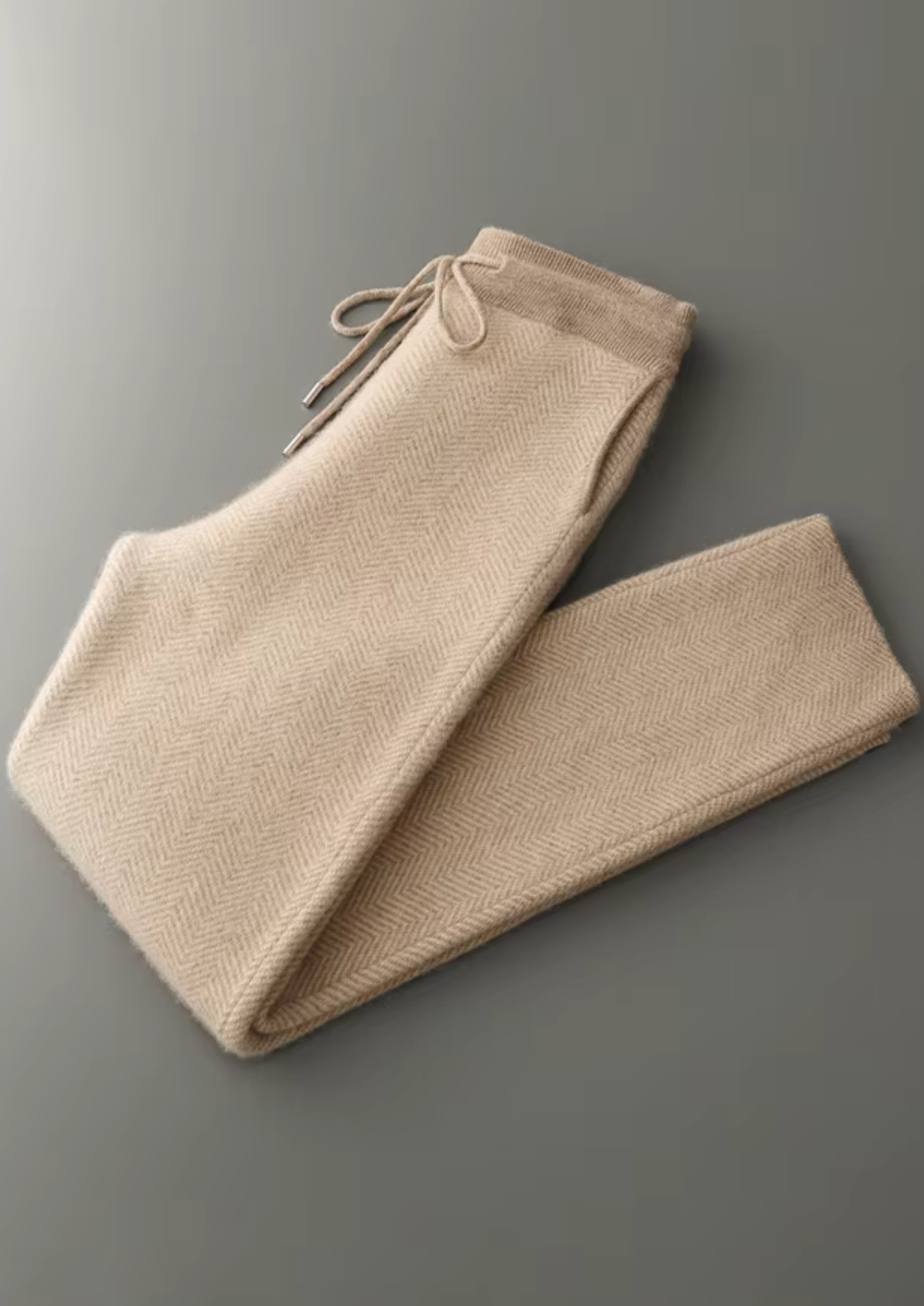 Pure Extra-Fine Merino Wool Herringbone Set
