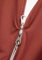 Brick Red Technical Windbreaker Jacket